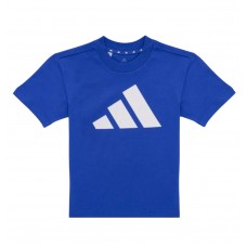ADIDAS LK BL TEE JC9717 ΠΑΙΔΙΚΗ ΒΑΜΒΑΚΕΡΗ ΜΠΛΟΥΖΑ T.Shirt ΓΙΑ ΑΓΟΡΙΑ  ΜΠΛΕ-ΡΟΥΑ